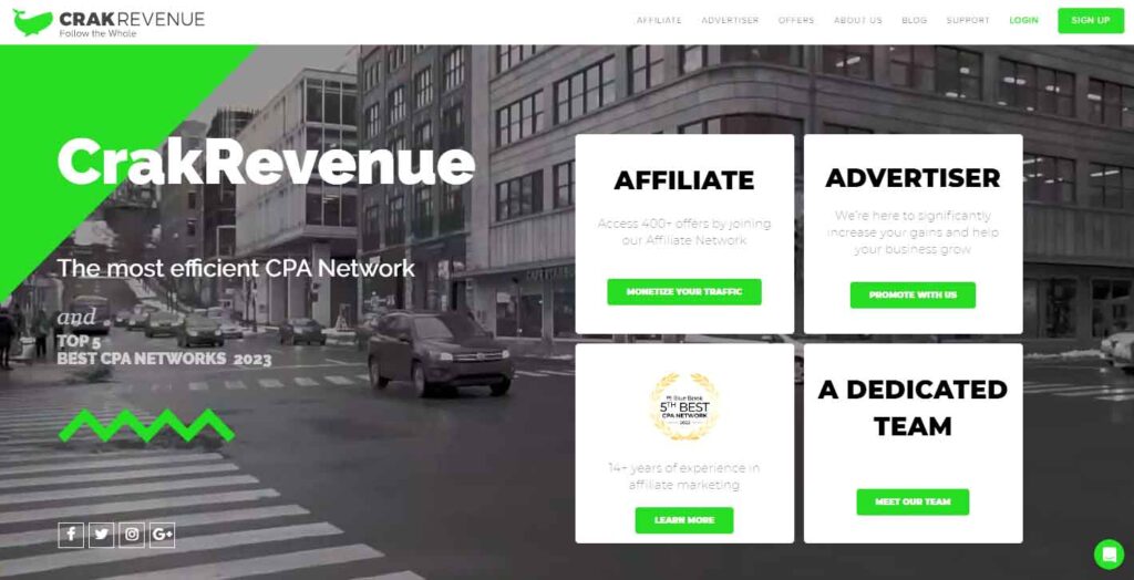 CrakRevenue affiliate network